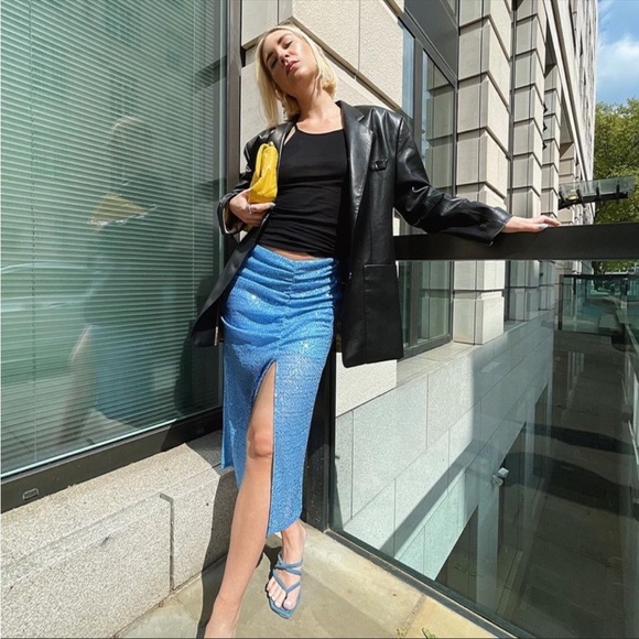 Zara sequin midi skirt - Picture 5 of 13